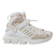 Hvide Beige Sorrento Sneakers