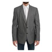 Grå Slim Fit Formel MARTINI Blazer