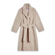 Shearling Wrap Coat