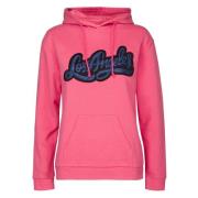 Pink Hoodie, Los Angeles - Stilfuld Sweatshirt til Kvinder