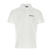 Hvid Piquet Polo Shirt - Klassisk Stil