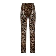 Leopard Print Flarebukser