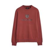 Signature Crewneck Sweatshirt i Lava Red