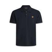 Mørk Ink Bomuld Pique Polo med Phoenix Emblem