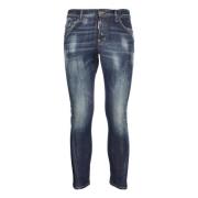 Mørkeblå Regular Fit Jeans