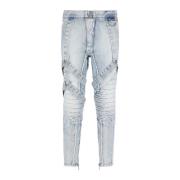 Slim-Fit Bomuld Jeans med Stropper