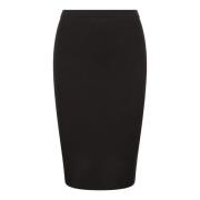 Viskose Strik Pencil Skirt