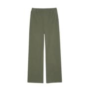 Højtaljede Army Green Bukser