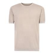 Taupe Bomuld T-Shirt