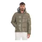 Quilted Hooded Harrington Jacket