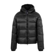 JM6608 TKJ8 90 BLACK Puffer Jakke