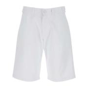Hvide denim Bermuda shorts
