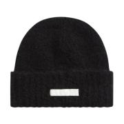 Sort Satin Label Beanie