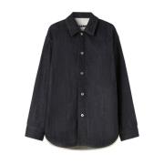 Mørkeblå Denim Overshirt