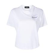Hvide T-shirts og Polos med Hjertemotiv