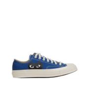 Blå CT20 Low Top Sneakers med Stort Hjerte Design