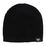 Ensfarvet Logo Beanie