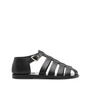 Sort Homeria Flad Sandal