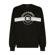 Jersey Sweatshirt med DG-logo print