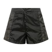 Nylon Shorts med Broderet Logo