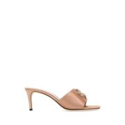 Antik Pink Satin Eleanor Sabot