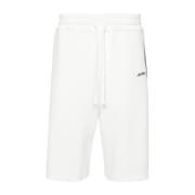 Hvide Shorts med Striber
