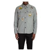Wool Shirt med Burton Patches