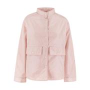 Nylon Blouson Jakke med Store Lommer