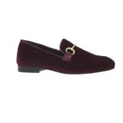 Bordeaux Loafer i fløjl