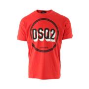 Rød Dsquared2 Herre T-shirt