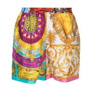 Multifarvet Silke Shorts