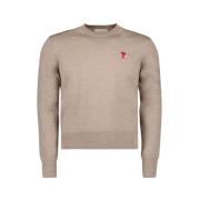 Broderet Logo Rund Hals Jumper