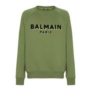 Paris flocked sweatshirt