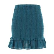Dorela Mini Nederdel med Ruche Effekt