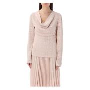 4G Draped Pullover I Jacquard