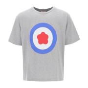 Oversized Target T-Shirt med Kenzo Motiv