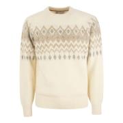Nordisk Jacquard Knappet Sweater
