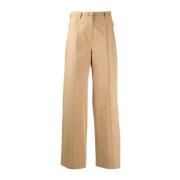 Kamelbrune bukser med vidde