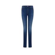 Højtaljede Skinny Leg Denim Jeans