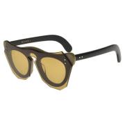 Black/Light Brown Sunglasses ME612S