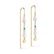 Earring Sofia - LightPink/KakiGreen/Peach/Pearl