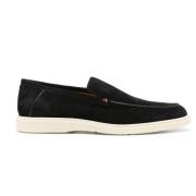 kontrast-syning ruskind loafers