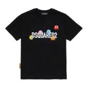 Pac-Man Print Jersey T-Shirt