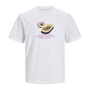 Junior Tampa T-shirt med Label Print