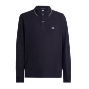 Slim Fit Polo Shirt med Lange Ærmer