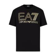 Sort EA7 T-shirt til mænd