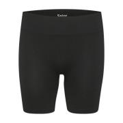 Højtaljede Sorte Shorts Knickers