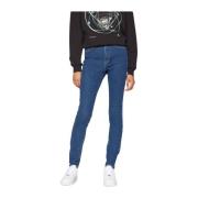 Blå Skinny Jeans