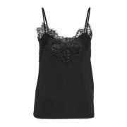 Soaked In Luxury Slclara Singlet Lingeri 30403547 Black