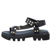 Chunky Sandal med Plateau og Nitter